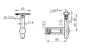 Preview: Edelstahl V2A Handlaufhalter außermittig Handlaufträger Pfosten 40x40 mm flach Geländer Rohr